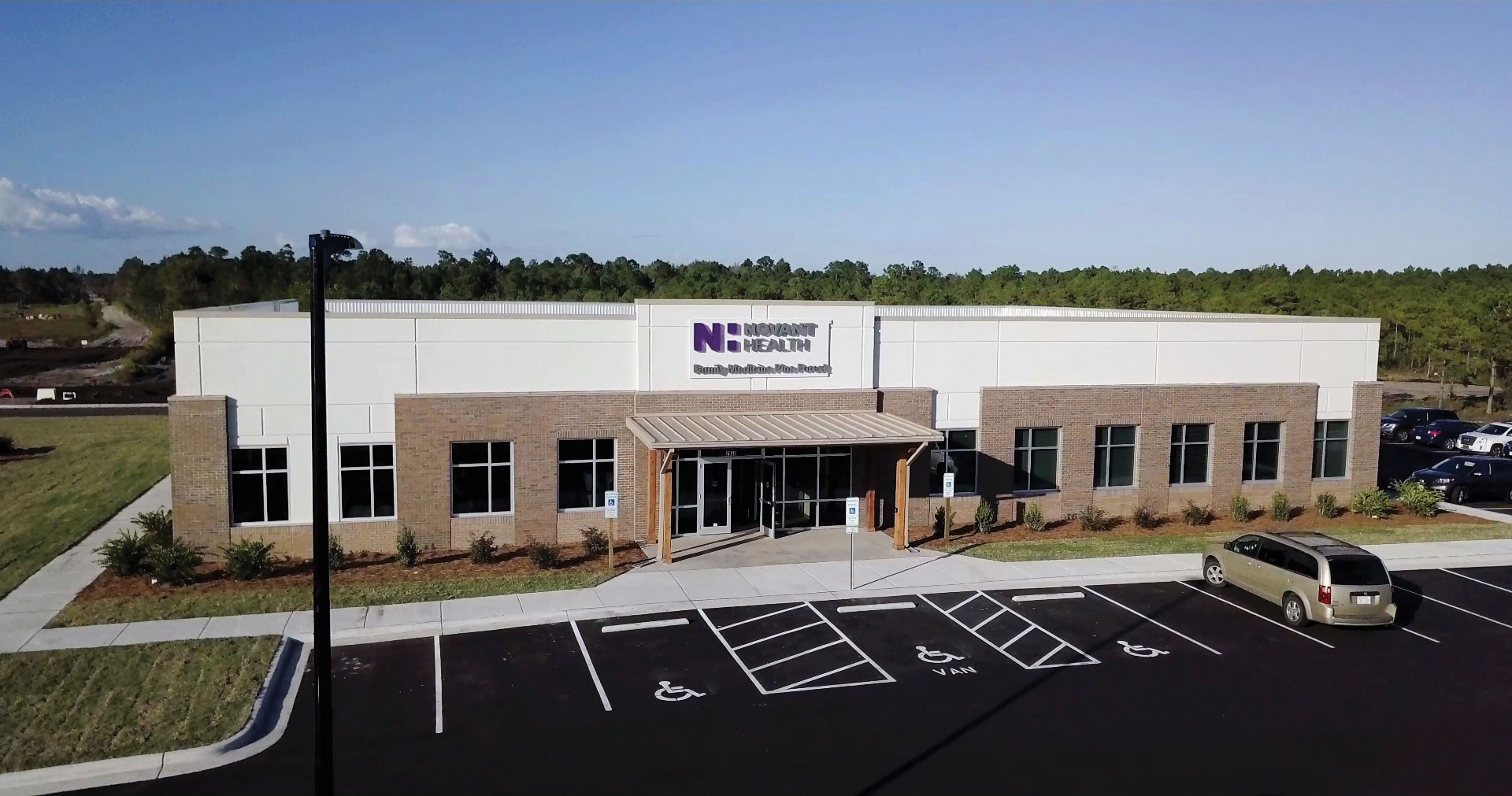Novant Health at Pine Forest - drone view