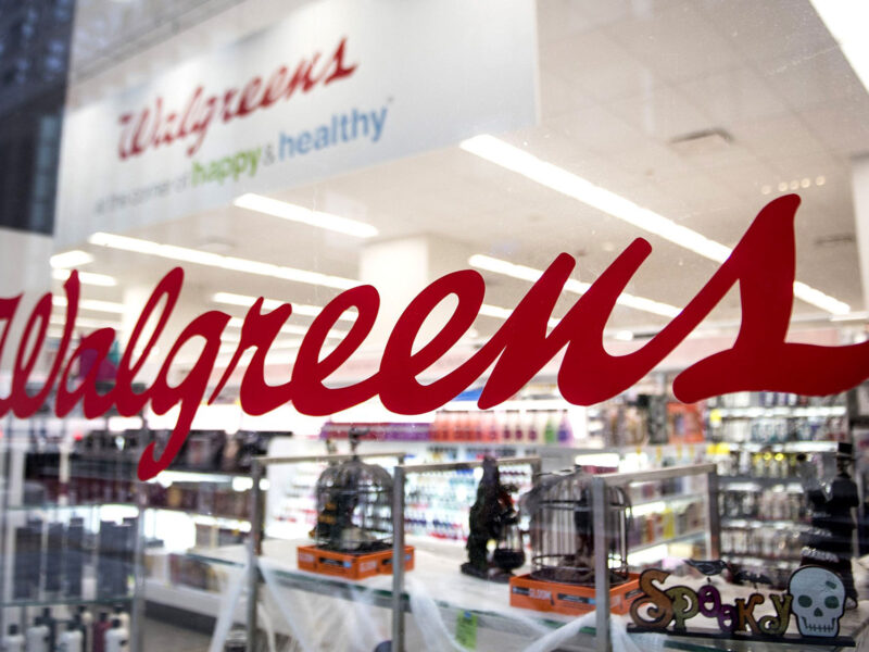 Walgreens - Commercial Property - logo on store window
