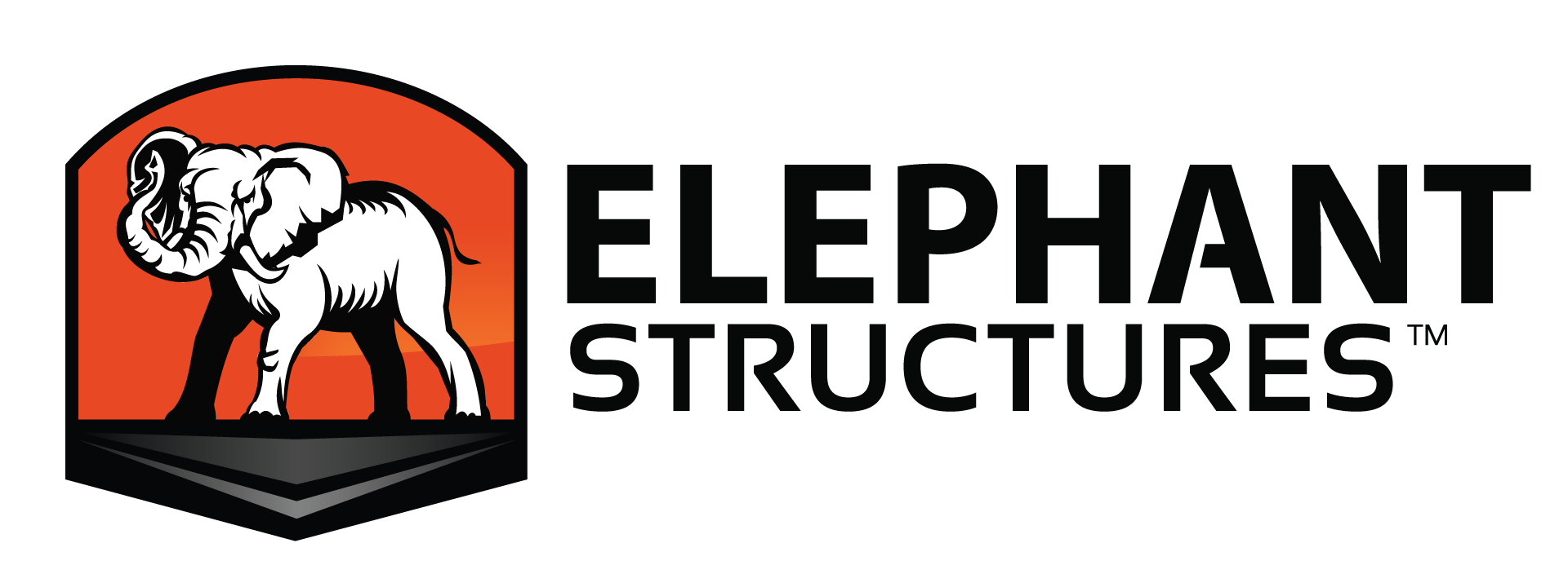 Elephant Structures logo - horizontal icon and text